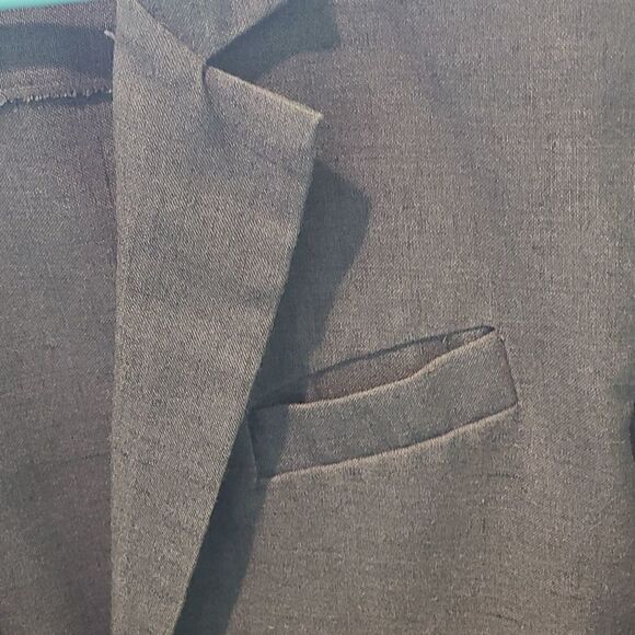 Ladies Censoring Large lightweight, unlined, Grey Suit Jacket - Picture 6 of 11